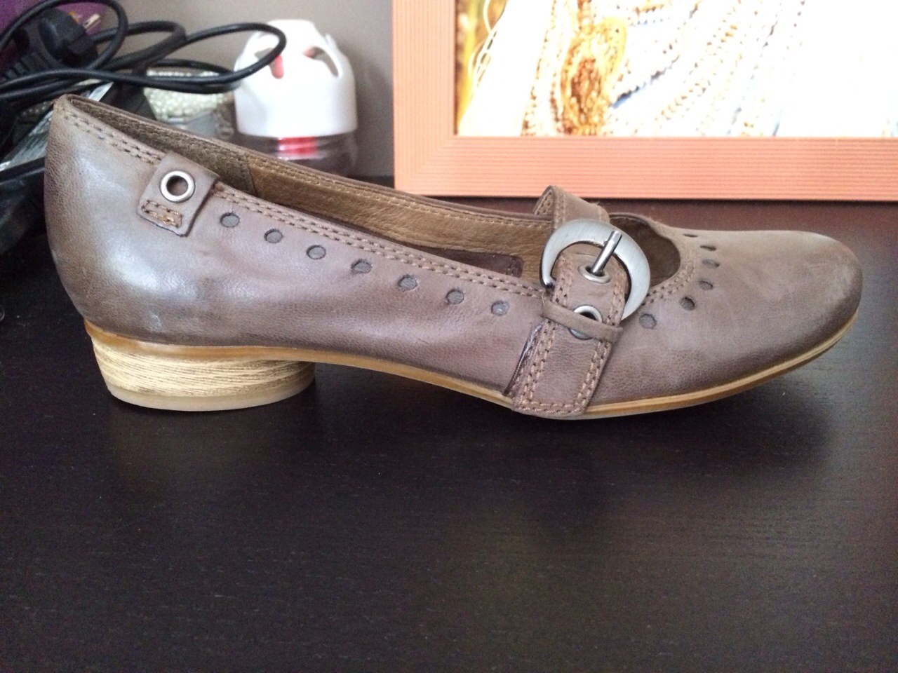 chaussures tamaris beige/brun