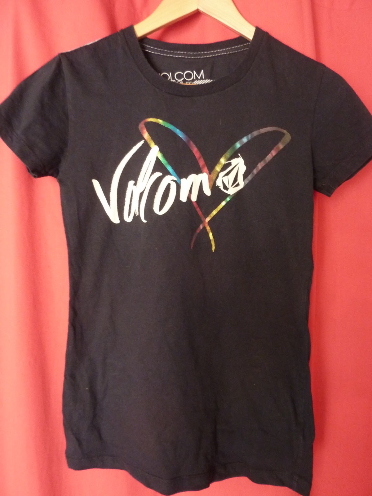 Tee shirt fille Volcom noir - taille M 
